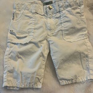 Armani Exchange Baby White Cargo Shorts